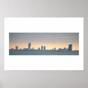 Atlantic City Sonnenuntergang Foto Poster