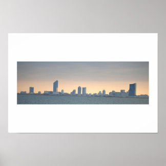 Atlantic City Sonnenuntergang Foto Poster