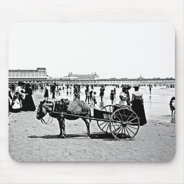 Atlantic City Strand 1902 Mousepad (Vorne)