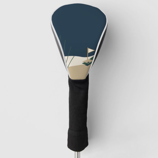 Atlantic Dunes Coastal Golf Driver Kopfabdeckung Headcover (Vorderseite)