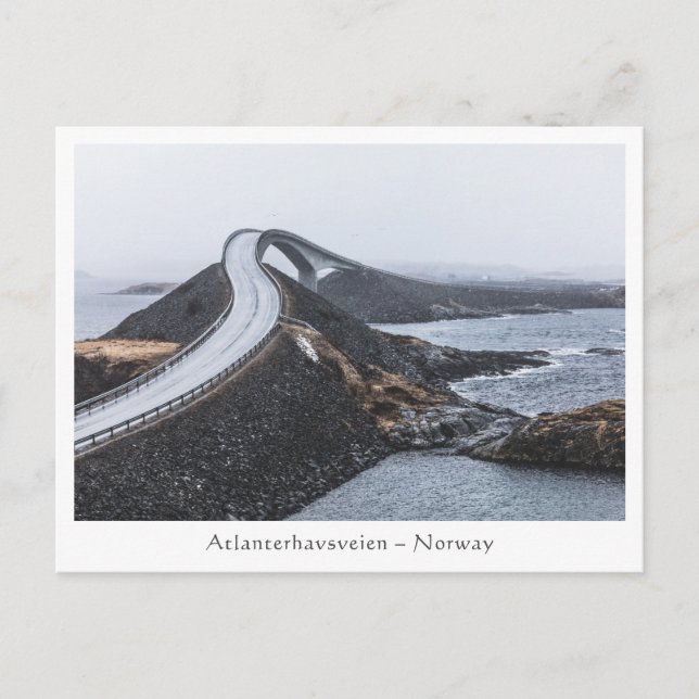 Atlantic Ocean Road Postkarte (Vorderseite)