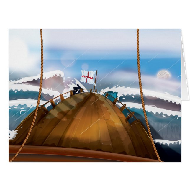 Atlantic Ocean Storm Ship (Vorderseite (Horizontal))