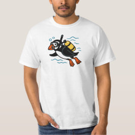 Atlantic Puffin Diving T-Shirt