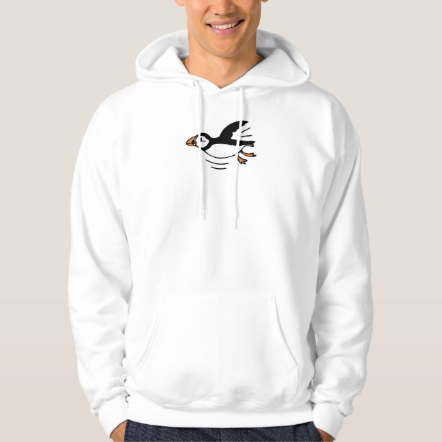 Atlantic Puffin in Flight Hoodie (Vorderseite)