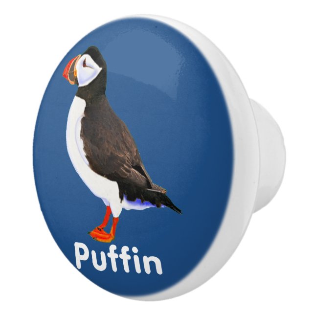 Atlantic Puffin Keramikknauf (Rechts)