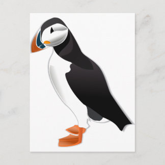 Atlantic Puffin Postkarte