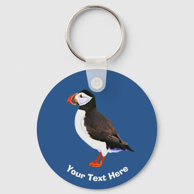 Atlantic Puffin Schlüsselanhänger (Vorderseite)