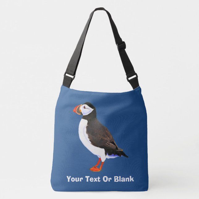 Atlantic Puffin Tragetaschen Mit Langen Trägern (Vorderseite)