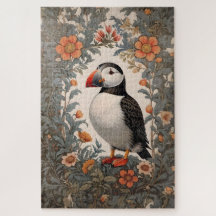 Atlantic Puffin William Morris Inspiriert