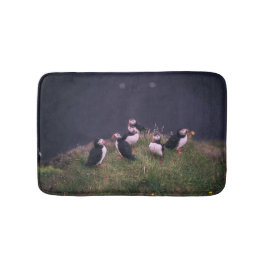 Atlantic Puffins Bath Mat Badematte