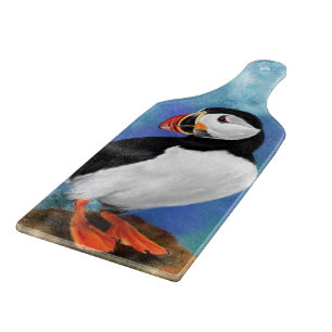 Atlantic Puffle Bird Cutting Board Schneidebrett