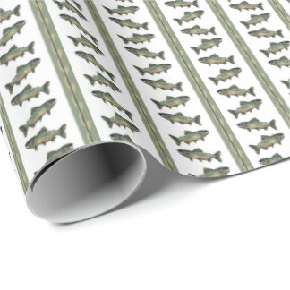 Atlantic Salmon Stripe Geschenkpapier
