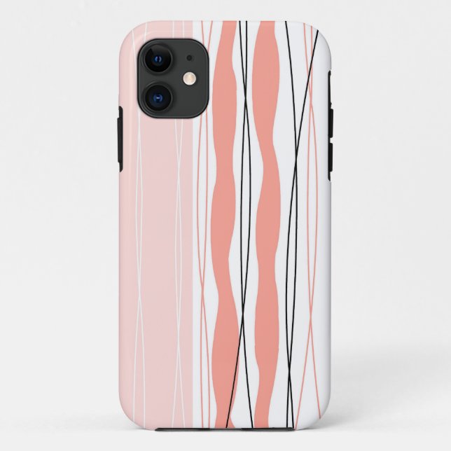Atlantic Stripe Pink Vertical iPhone Gehäuse Case-Mate iPhone Hülle (Rückseite)