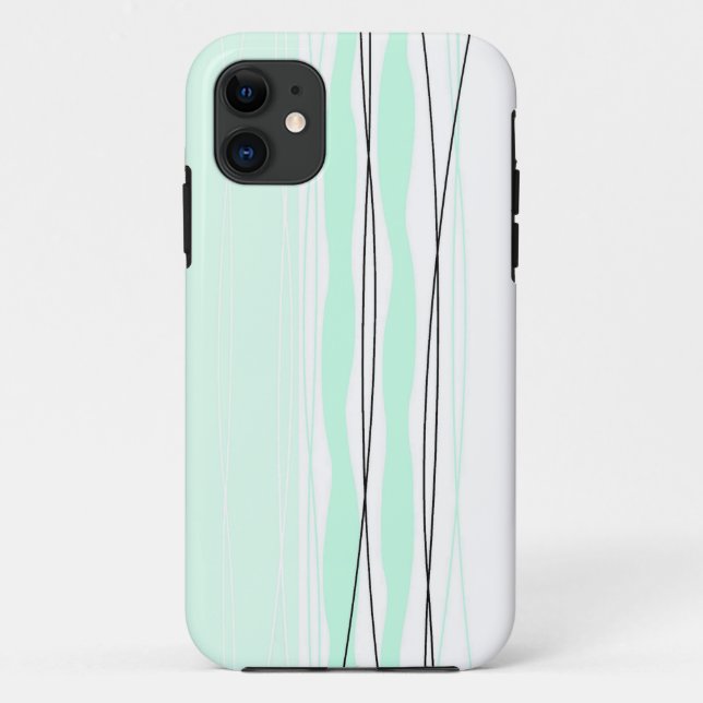 Atlantic Stripe Vertikales iPhone-Gehäuse Case-Mate iPhone Hülle (Rückseite)