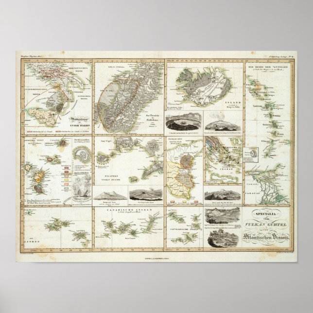 Atlantic Volcanic Activity Poster (Vorne)