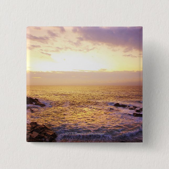 Atlantik am Sonnenaufgang, Ansicht von Portland Button (Vorderseite)