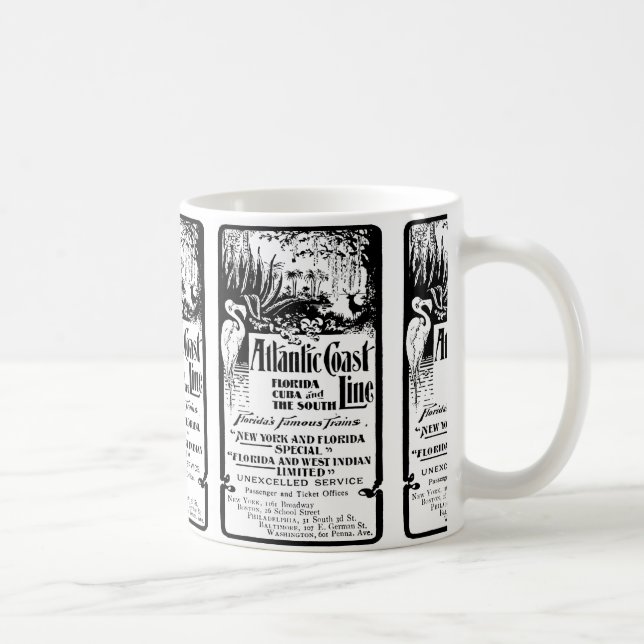 Atlantik-Küsten-Linie Eisenbahn 1934 Kaffeetasse (Rechts)