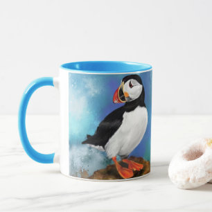 Atlantik-Papageientaucher-Vögel-Tasse Geschenk Tasse