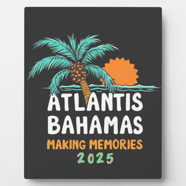 Atlantis Bahamas Making Erinnerungen 2025 Fotoplatte (Vorderseite)