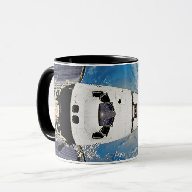 Atlantis Earth Orbit Tasse (Vorderseite Links)