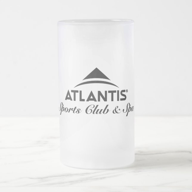 Atlantis-Frosted-Mug Mattglas Bierglas (Mittel)
