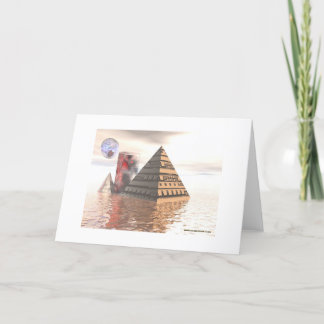 Atlantis-Gruß-Karte Karte