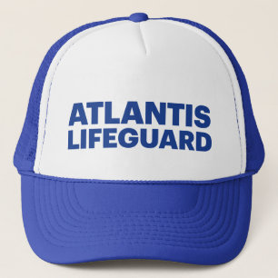 ATLANTIS LIFEGUARD lustiger Slogan LKW-Hut Truckerkappe