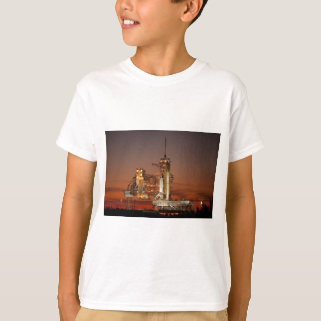 Atlantis Space Shuttle-Start der NASA T-Shirt (Vorderseite)