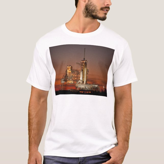 Atlantis Space Shuttle-Start der NASA T-Shirt (Vorderseite)