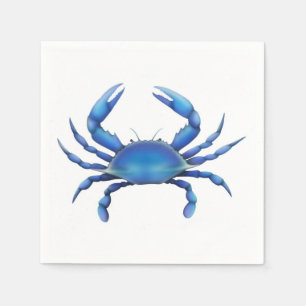 Atlantische blaue Krabben-Papierservietten Serviette