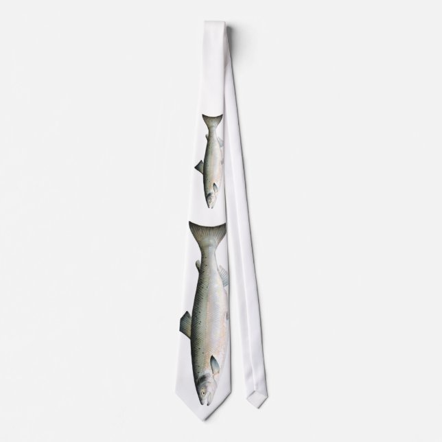 Atlantische Lachs-Fische Krawatte (Vorderseite)