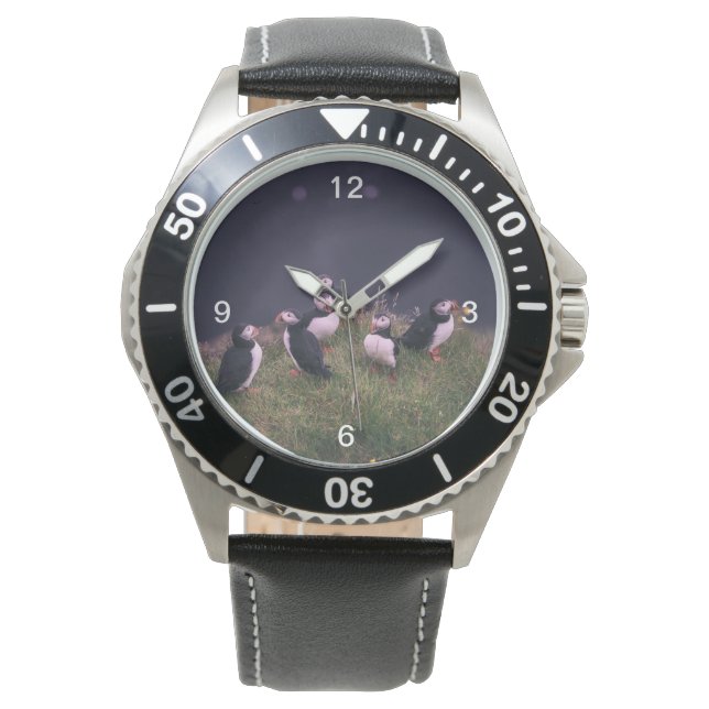 Atlantische Puffen Armbanduhr (Vorderseite)