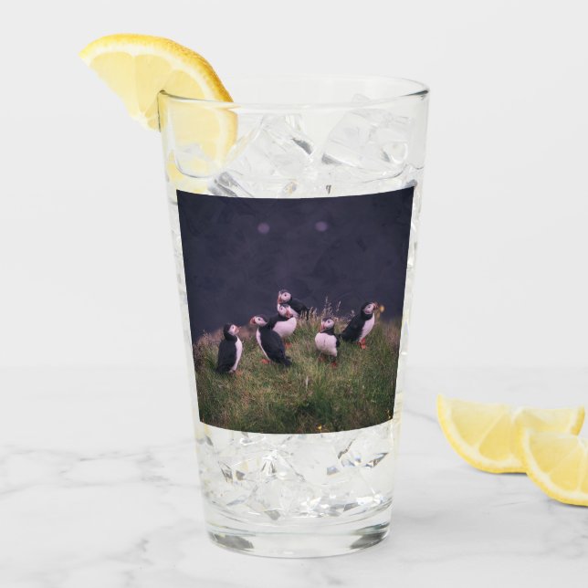 Atlantische Puffen Glas (Vorderseite Ice)