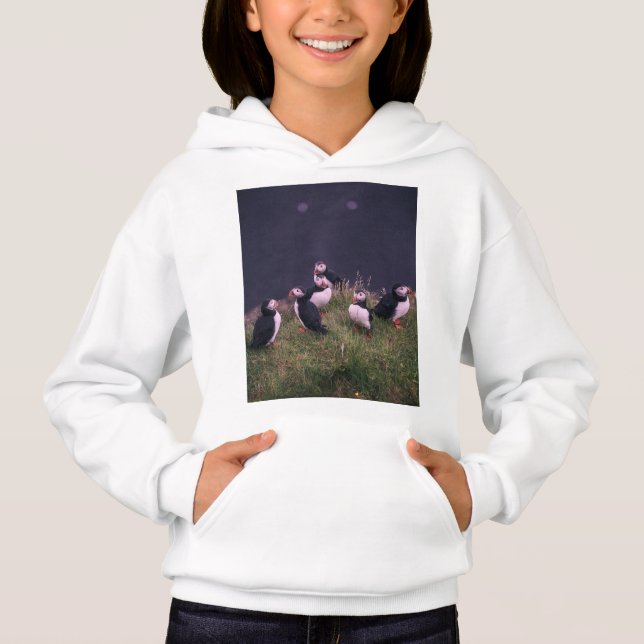Atlantische Puffen Hoodie (Vorderseite)