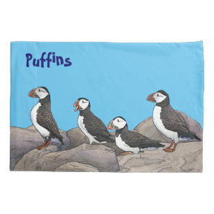 Atlantische Puffen Kissenbezug