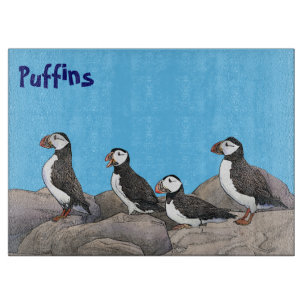 Atlantische Puffen Schneidebrett