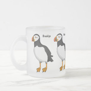 Atlantische Puffsillustrierung Mattglastasse