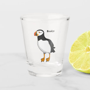 Atlantische Puffsillustrierung Schnapsglas