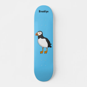 Atlantische Puffsillustrierung Skateboard