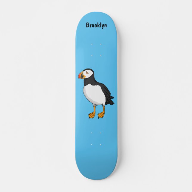 Atlantische Puffsillustrierung Skateboard (Vorne)