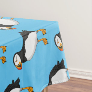 Atlantische Puffsillustrierung Tischdecke