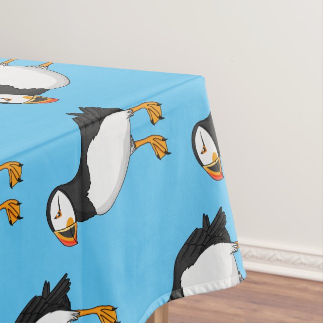 Atlantische Puffsillustrierung Tischdecke (Beispiel)