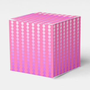 Atlantische Punkte - rosa und orchid Geschenkschachtel