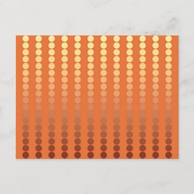 Atlantische Punkte - Rost und Gold Postkarte (Vorderseite)