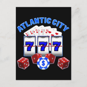 ATLANTISCHE STADT POSTKARTE
