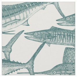 Atlantischer Fisch-Jade-Stoff Stoff