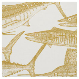 Atlantischer Fischgold Stoff
