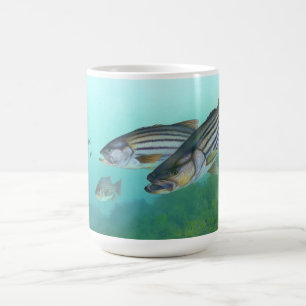 Atlantischer gestreifter Bass-FischeMorone Kaffeetasse
