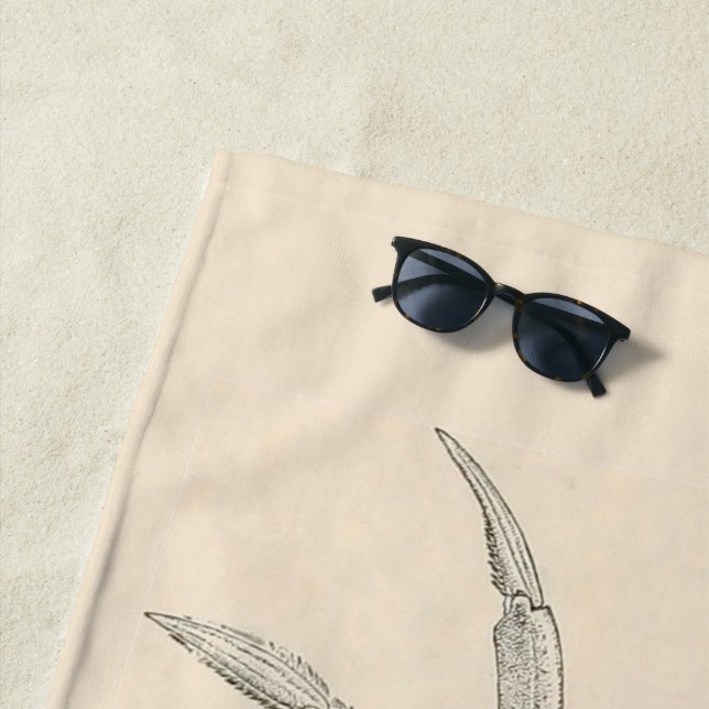 Atlantischer Krebs Strandtuch (Beispiel)