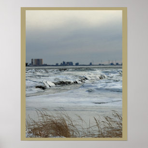 Atlantischer Ozean Gefrorener Poster